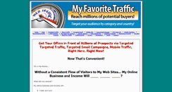 Desktop Screenshot of myfavoritetraffic.com